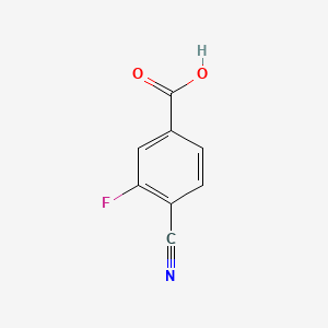 4-Cyano-3-fluorobenzoic acid chemical structure (CAS 176508-81-9)