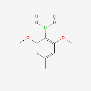(2,6-Dimethoxy-4-methylphenyl)boronic acid chemical structure (CAS 176528-19-1)
