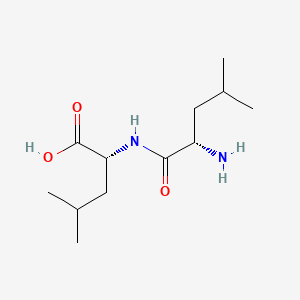 H-Leu-D-Leu-OH chemical structure (CAS 17665-02-0)