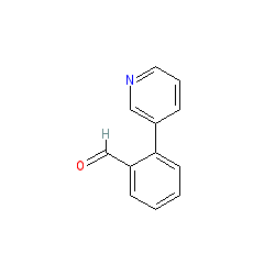 2-(Pyridin-3-yl)benzaldehyde chemical structure (CAS 176690-44-1)