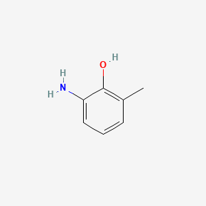 2-Amino-6-methylphenol chemical structure (CAS 17672-22-9)