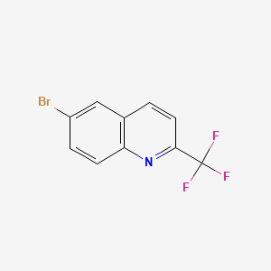 6-Bromo-2-trifluoromethylquinoline chemical structure (CAS 176722-64-8)