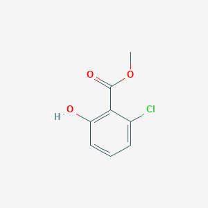 Methyl 2-chloro-6-hydroxybenzoate chemical structure (CAS 176750-70-2)