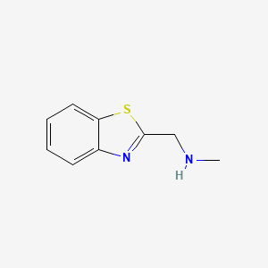 1-(Benzo[d]thiazol-2-yl)-N-methylmethanamine chemical structure (CAS 17681-30-0)