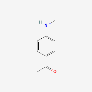 1-(4-(Methylamino)phenyl)ethanone chemical structure (CAS 17687-47-7)