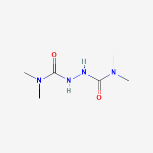 N1,N1,N2,N2-Tetramethylhydrazine-1,2-dicarboxamide chemical structure (CAS 17696-89-8)