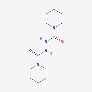 N'-(Piperidine-1-carbonyl)piperidine-1-carbohydrazide chemical structure (CAS 17696-90-1)
