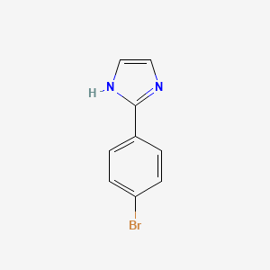 2-(4-Bromophenyl)imidazole chemical structure (CAS 176961-53-8)