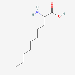 2-Aminodecanoic acid chemical structure (CAS 17702-88-4)