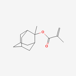 2-Methyladamantan-2-yl methacrylate chemical structure (CAS 177080-67-0)