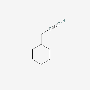 Prop-2-yn-1-ylcyclohexane chemical structure (CAS 17715-00-3)