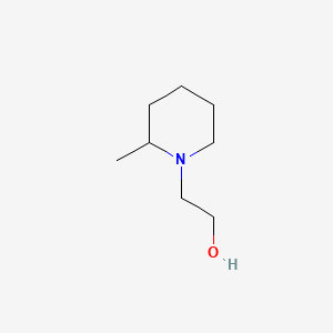 2-(2-Methylpiperidin-1-yl)ethanol chemical structure (CAS 17719-74-3)