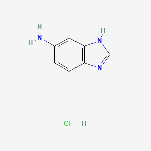 1H-Benzo[d]imidazol-6-amine hydrochloride chemical structure (CAS 1772-40-3)