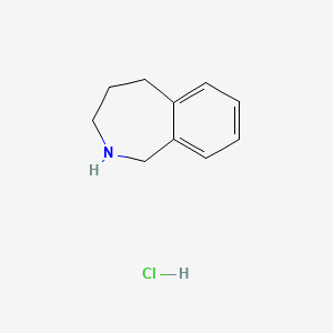 2,3,4,5-Tetrahydro-1H-benzo[c]azepine hydrochloride chemical structure (CAS 17724-36-6)