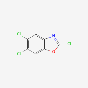 2,5,6-Trichlorobenzo[d]oxazole chemical structure (CAS 177268-36-9)
