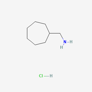 Cycloheptylmethanamine hydrochloride chemical structure (CAS 177352-26-0)