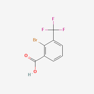 2-Bromo-3-(trifluoromethyl)benzoic acid chemical structure (CAS 177420-63-2)
