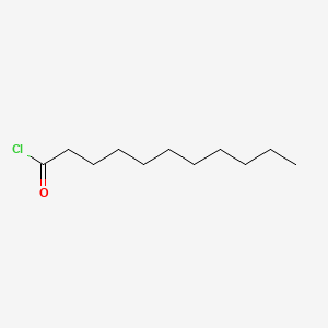 Undecanoylchloride chemical structure (CAS 17746-05-3)