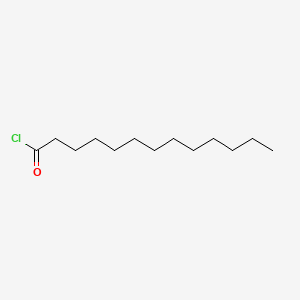 Tridecanoylchloride chemical structure (CAS 17746-06-4)