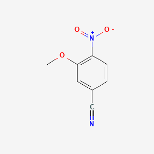3-Methoxy-4-nitrobenzonitrile chemical structure (CAS 177476-75-4)