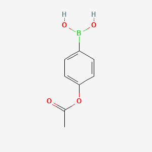 (4-Acetoxyphenyl)boronic acid chemical structure (CAS 177490-82-3)