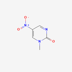 1-Methyl-5-nitropyrimidin-2(1H)-one chemical structure (CAS 17758-39-3)