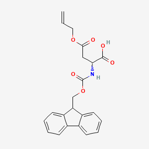 Fmoc-D-Asp(oall)-OH chemical structure (CAS 177609-12-0)