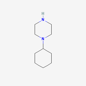 1-Cyclohexylpiperazine chemical structure (CAS 17766-28-8)