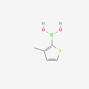 (3-Methylthiophen-2-yl)boronic acid chemical structure (CAS 177735-09-0)