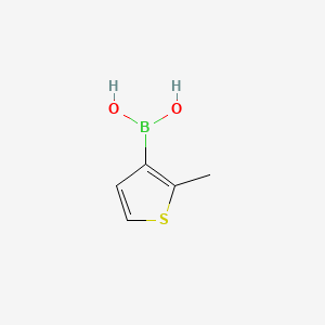 (2-Methylthiophen-3-yl)boronic acid chemical structure (CAS 177735-10-3)