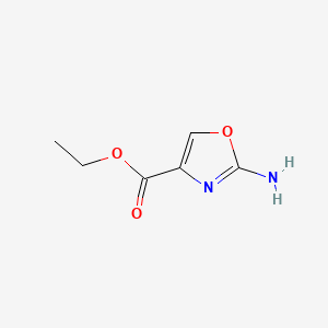 Ethyl 2-aminooxazole-4-carboxylate chemical structure (CAS 177760-52-0)