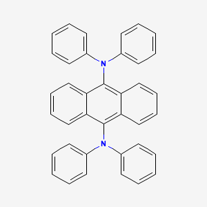 N9,N9,N10,N10-Tetraphenylanthracene-9,10-diamine chemical structure (CAS 177799-11-0)