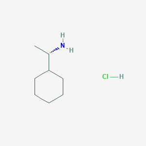 (S)-1-Cyclohexylethan-1-amine hydrochloride chemical structure (CAS 177859-52-8)