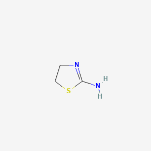 4,5-Dihydrothiazol-2-amine chemical structure (CAS 1779-81-3)