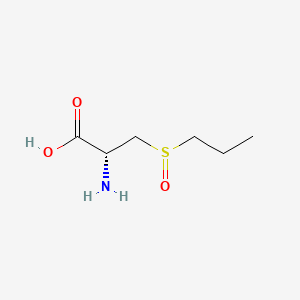 (2R)-2-Amino-3-(propylsulfinyl)propanoic acid chemical structure (CAS 17795-24-3)