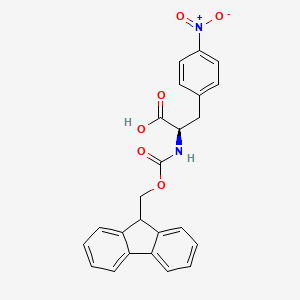 Fmoc-D-Phe(4-NO2)-OH chemical structure (CAS 177966-63-1)