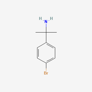 4-Bromo-alpha,alpha-dimethylbenzylamine chemical structure (CAS 17797-12-5)