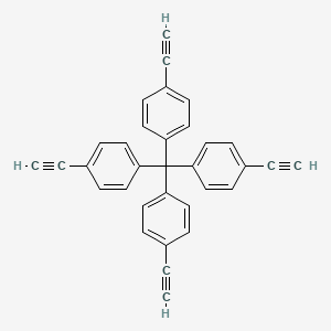Tetrakis(4-ethynylphenyl)methane chemical structure (CAS 177991-01-4)