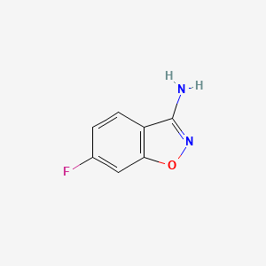 6-Fluorobenzo[d]isoxazol-3-ylamine chemical structure (CAS 177995-38-9)
