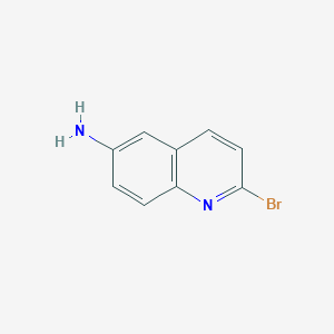 2-Bromoquinolin-6-amine chemical structure (CAS 1779979-92-8)