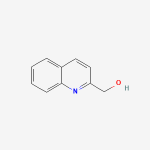 2-Quinolinylmethanol chemical structure (CAS 1780-17-2)