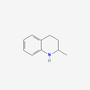1,2,3,4-Tetrahydroquinaldine chemical structure (CAS 1780-19-4)