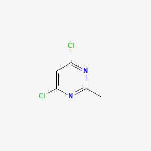 2-Methyl-4,6-dichloropyrimidine chemical structure (CAS 1780-26-3)
