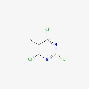 2,4,6-Trichloro-5-methylpyrimidine chemical structure (CAS 1780-36-5)