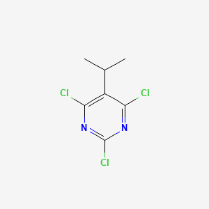 2,4,6-Trichloro-5-isopropylpyrimidine chemical structure (CAS 1780-42-3)