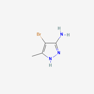 4-Bromo-5-methyl-1H-pyrazol-3-amine chemical structure (CAS 1780-72-9)