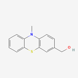 (10-Methyl-10H-phenothiazin-3-yl)methanol chemical structure (CAS 17800-45-2)