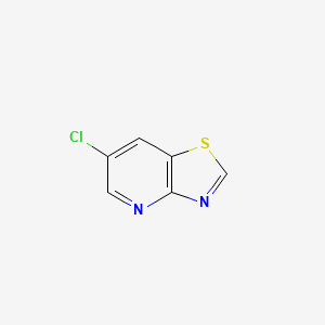 6-Chlorothiazolo[4,5-b]pyridine chemical structure (CAS 1780572-16-8)