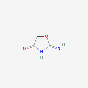 2-Aminooxazol-4(5H)-one chemical structure (CAS 17816-85-2)