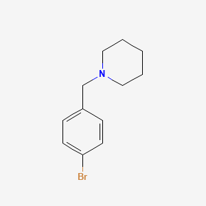 1-(4-Bromobenzyl)piperidine chemical structure (CAS 178162-69-1)